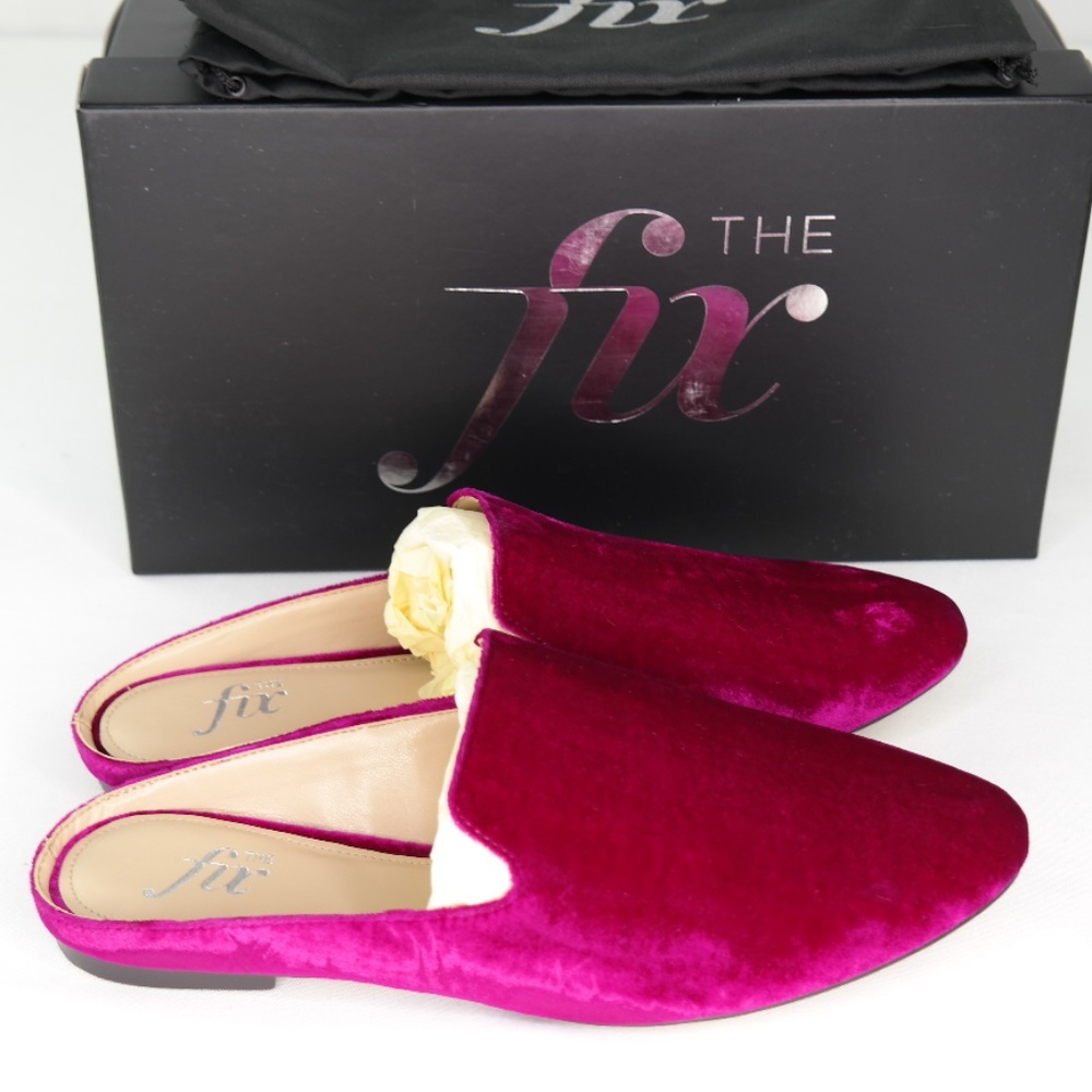 The Fix Dalyah Mule Loafer Magenta